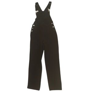 Forever 21 Black Overalls Straight Leg